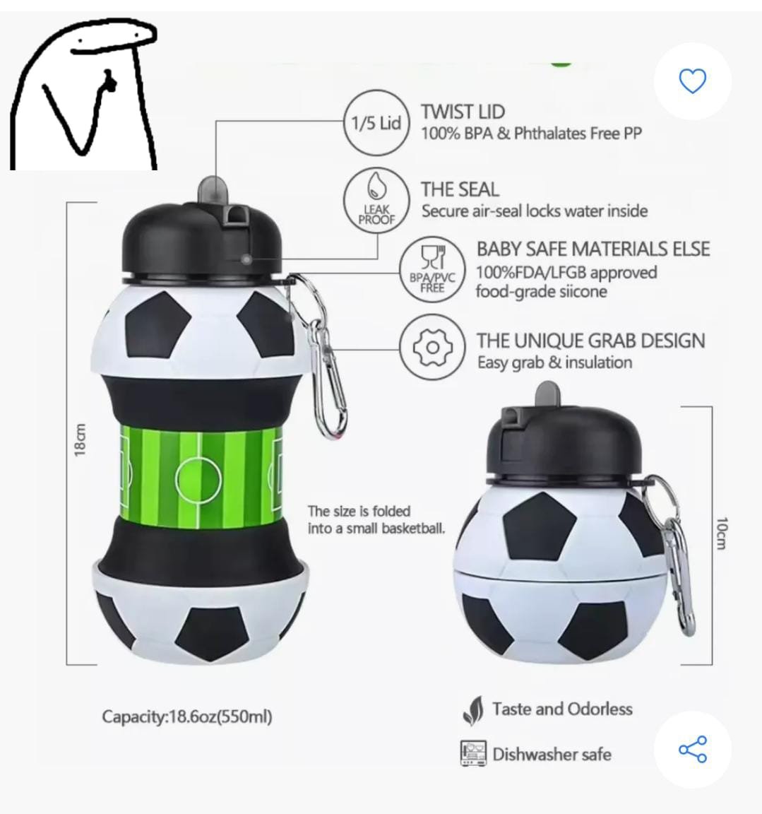 Botellas plegables silicona - Imagen 7